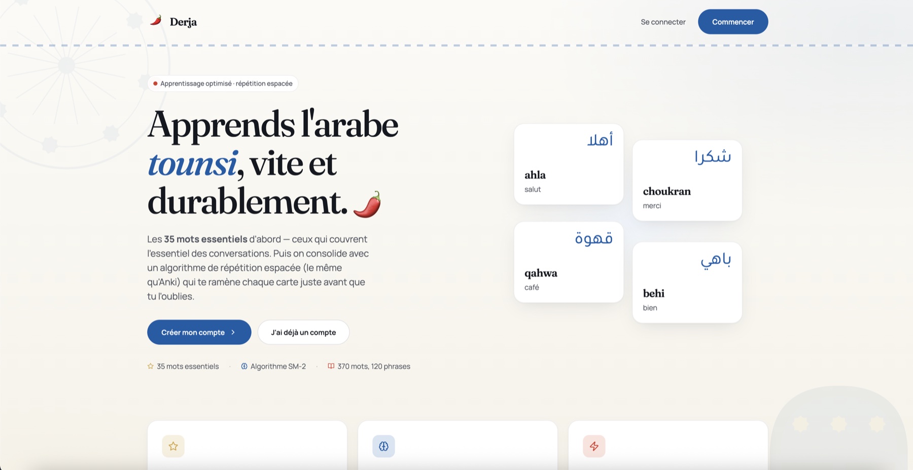 Derja — Application apprentissage arabe tunisien